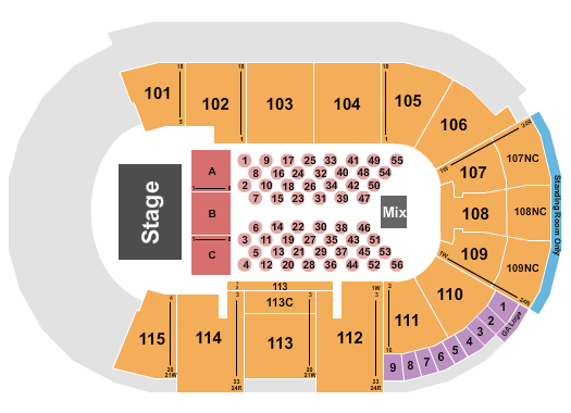 Fishers Event Center Blues Traveler Seating Chart